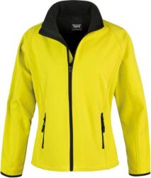 RESULT R 231F / Jachetă softshell cu 2 straturi pentru femei - galben/negru S (30231F98301)