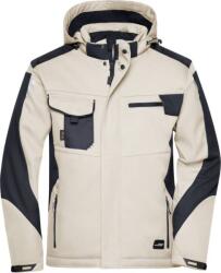 Daiber JN 824 / Jachetă softshell de iarnă pentru lucru - gri închis/negru 5XL (02082489115)