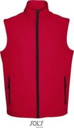 SOL´S RACE BW / Vestă softshell bărbătească cu 2 straturi - roșu piper S (252887c8101)