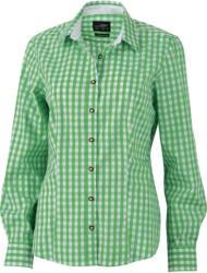 Daiber JN 637 / Cămașă poplin în carouri, aspect tradițional - verde/alb S (02063784401)