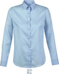 Neoblu 3183 BLAISE WOMEN / Cămașă cu mânecă lungă din micro twill pentru femei - albastru pal XL (243183l7104)