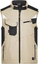 Daiber JN 845 / Vestă de lucru - gri-gri/negru 5XL (02084589115)