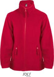 SOL´S NORTH / Jachetă din fleece pentru copii - roșie 130-140 (25058900487)