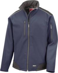 RESULT R 124X / Jachetă de lucru unisex softshell cu 3 straturi - bleumarin/negru S (30124X36101)
