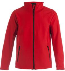 PROMODORO 7820 / Jachetă softshell bărbătească cu 3 straturi - roșu aprins L (407820u3503)