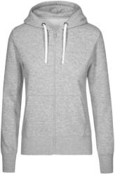PROMODORO 1751 XO / Hanorac cu fermoar pentru femei - gri melanj M (40175161002)