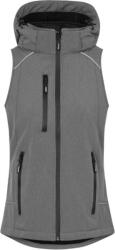 PROMODORO 7845 / Vestă softshell cu 2 straturi pentru femei - gri melanj XL (40784561004)