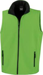 RESULT R 232M / Vestă softshell bărbătească cu 2 straturi - verde intens L (30232Mo5403)