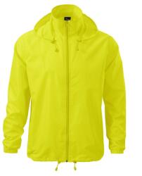 MALFINI, a. s MALFINI WINDY 524 / Geacă de vânt cu glugă - galben neon XL (5249016)