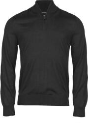 TEE JAYS TJ6010 / Pulover bărbătesc cu fermoar 1/4 - negru XXXL (18601000213)