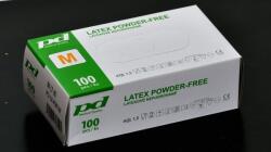 PROFOD PD-LX-PWF 1 000 kusů / Jednorázové latexové nepudrované rukavice, 1000 kusů S (prof_0639)