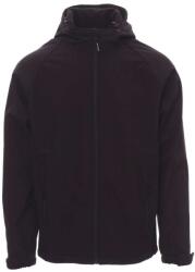 PAYPER GALE 001044-0355 / Jachetă softshell bărbătească cu glugă - neagră M (001044035514000M)