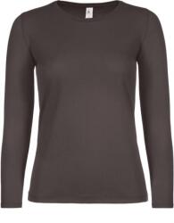 B&C be inspired B&C E150 LSL / Tricou cu mânecă lungă pentru femei - maro urs XXL (01006T15005)
