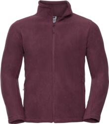 Russell Athletic 870M / Jachetă din fleece cu fermoar pentru bărbați - vișiniu XXXL (10870M37013)