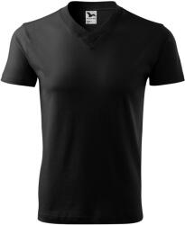 MALFINI, a. s MALFINI V-NECK 102 / Tricou unisex cu decolteu în V - negru XXL (1020117)