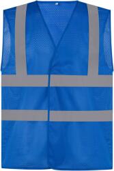 Yoko Vestă de siguranță YOKO HI-VIS HVW120 / Plasă - albastru regal XL (79W12045004)