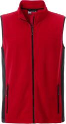 Daiber JN 856 / Vestă de lucru din fleece pentru bărbați - roșu/negru XXXL (02085687613)