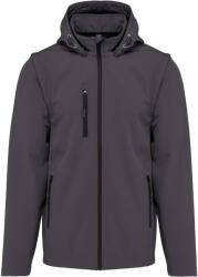 Kariban Vintage K422 / Jachetă softshell cu glugă - titan 4XL (20K42249314)