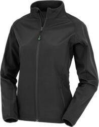 RESULT R 901F PRINTABLE / Jachetă softshell cu 2 straturi pentru femei - neagră L (30901F00203)