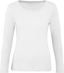 B&C be inspired B&C INSPIRE LSL T WOMEN / Tricou cu mânecă lungă pentru femei - alb, mărimea S (01TW7100101)