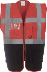 Yoko Vestă multifuncțională YOKO HI-VIS HVW801 / Roșu/negru XL (79W80187604)