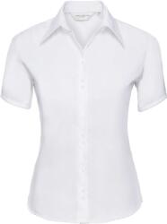 Russell Athletic 957F / Tricou cu mânecă scurtă pentru femei, fără călcare - alb, mărimea S (11957F00101)