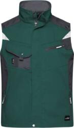 Daiber JN 822 / Vestă de lucru - verde închis/negru 5XL (02082283015)