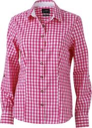 Daiber JN 637 / Cămașă din poplin în carouri, aspect tradițional - violet/alb XXL (02063787405)