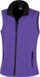 RESULT R 232F / Vestă softshell cu 2 straturi pentru femei - violet/negru XL (30232Fd9604)