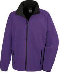 RESULT R 231M / Jachetă softshell bărbătească cu 2 straturi - violet/negru L (30231Md9603)