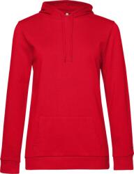 B&C be inspired B&C #HOODIE WOMEN / Hanorac cu glugă pentru femei - roșu XS (01W04W00400)