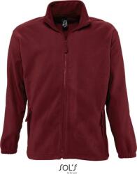 SOL´S NORTH / Jachetă din fleece pentru bărbați - vișiniu S (25550037001)