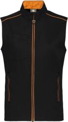 Wk Designed To Work WK CONCEPUTĂ PENTRU LUCRU WK 6148 / Vestă bărbătească din material rezistent - negru/portocaliu 5XL (20614881315)