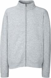Fruit of the Loom PREMIUM SWEAT JACKET / Hanorac bărbătesc cu fermoar - gri deschis melanj S (16222861001)