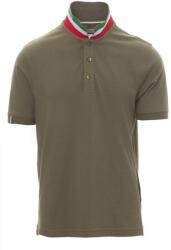 PAYPER NATION ITALY 000081-0021 / Cămașă bărbătească cu guler în culorile drapelului italian - verde militar XXXL (0000810021070333XL)