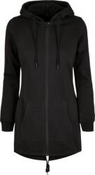 Build your Brand CONSTRUIEȘTE-ȚI BRANDUL CU 148 / Hanorac lung cu fermoar pentru femei - negru 4XL (56014800214)