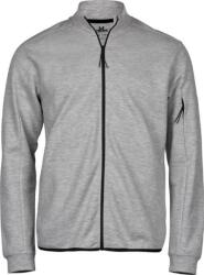 TEE JAYS TJ5704 ATHLETIC / Hanorac bărbătesc cu fermoar - gri melanj S (18570461001)