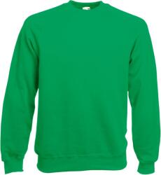 Fruit of the Loom CLASSIC RAGLAN SWEAT / Hanorac bărbătesc cu mâneci raglan - verde XL (16221652004)