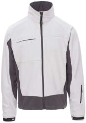 PAYPER STORM 000215-0053 / Jachetă softshell cu glugă în guler - alb/gri 5XL (0002150053000065XL)