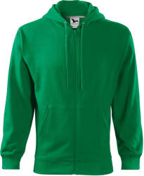 MALFINI, a. s MALFINI TRENDY ZIPPER 410 / Jachetă cangur cu fermoar complet și glugă - verde mediu XXXL (4101618)