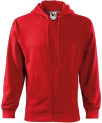 MALFINI, a. s MALFINI TRENDY ZIPPER 410 / Jachetă cangur pe toată lungimea cu glugă - roșie XL (4100716)