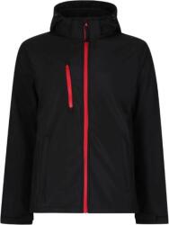 Regatta Professional VENTURER TRA 701 / Jachetă softshell bărbătească cu 3 straturi și glugă - negru/roșu clasic XXXL (36A701y2813)