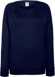 Fruit of the Loom LADY-FIT LW RAGLAN SWEAT / Hanorac de damă cu mâneci raglan - albastru închis S (162146a3601)