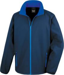 RESULT R 231M / Jachetă softshell bărbătească cu 2 straturi - bleumarin/royal S (30231M86001)