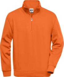 Daiber JN 831 / Hanorac de lucru bărbătesc cu fermoar 1/2 - portocaliu 5XL (02083123515)