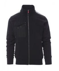 PAYPER WORK 2.0 001382-0001 / Hanorac bărbătesc cu fermoar complet - negru XL (001382000114000XL)