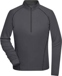Daiber JN 497 / Tricou funcțional cu mânecă lungă pentru femei - titan/negru XXL (020497q9705)