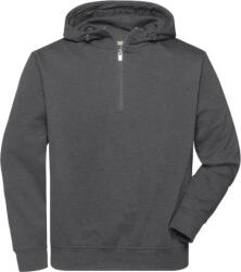 Daiber JN 839 / Hanorac de lucru din bumbac organic - melanj închis XXL (020839i6505)