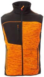 PAYPER TOUR S00361-0103 / Vestă tehnică tricotată cu inserții softshell - portocaliu fluo/negru XXXL (S003610103020153XL)