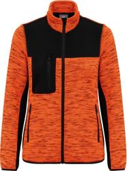 Wk Designed To Work WK CONCEPUTĂ PENTRU WORK WK 9109 / Jachetă de lucru tricotată din fleece pentru femei - portocaliu/negru XXL (209109amv05)